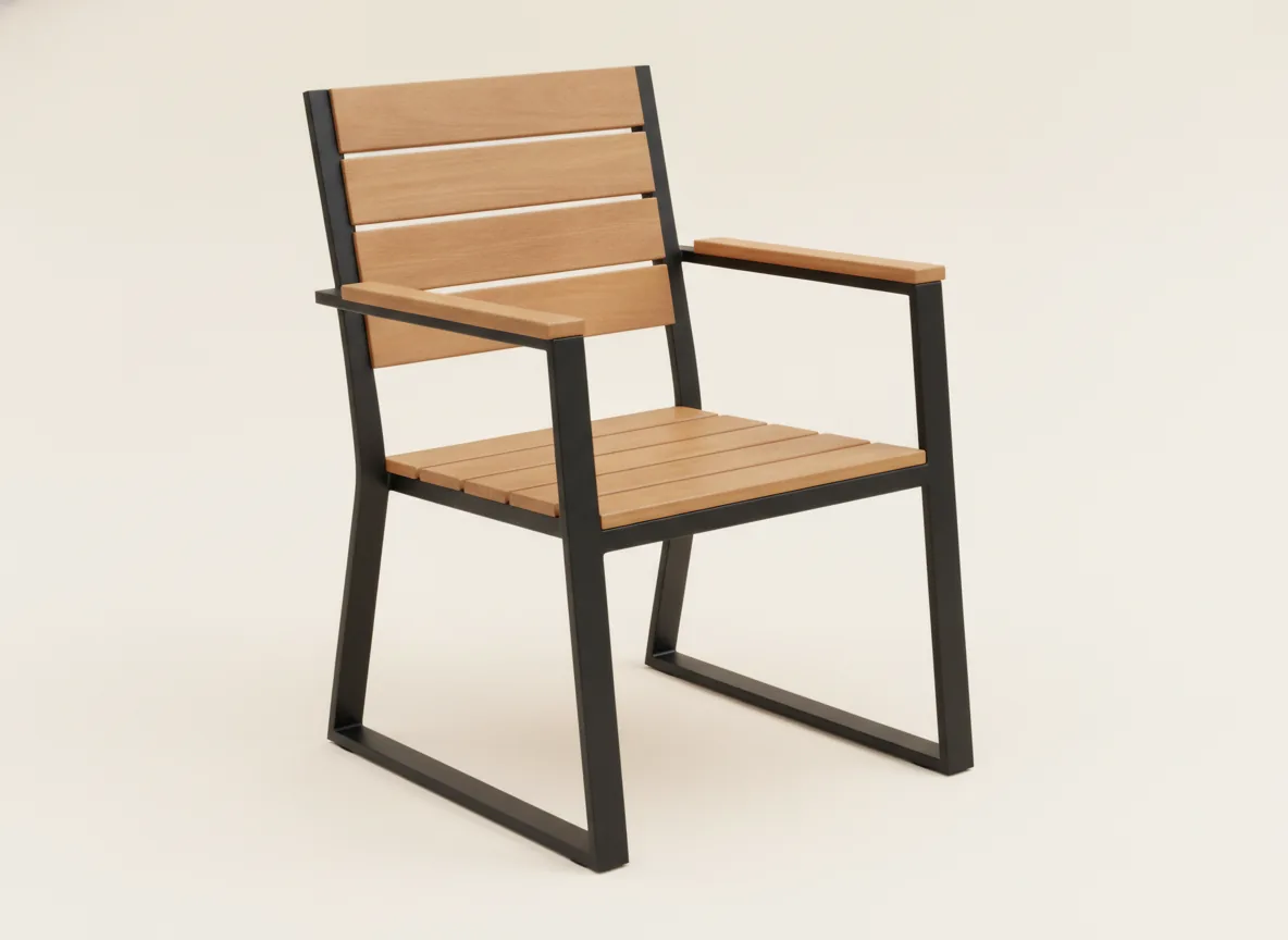 Urban Metal Frame Armchair