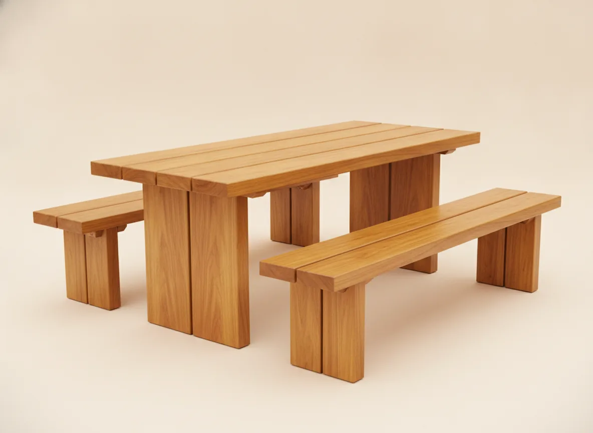 Premium Hardwood Picnic Table