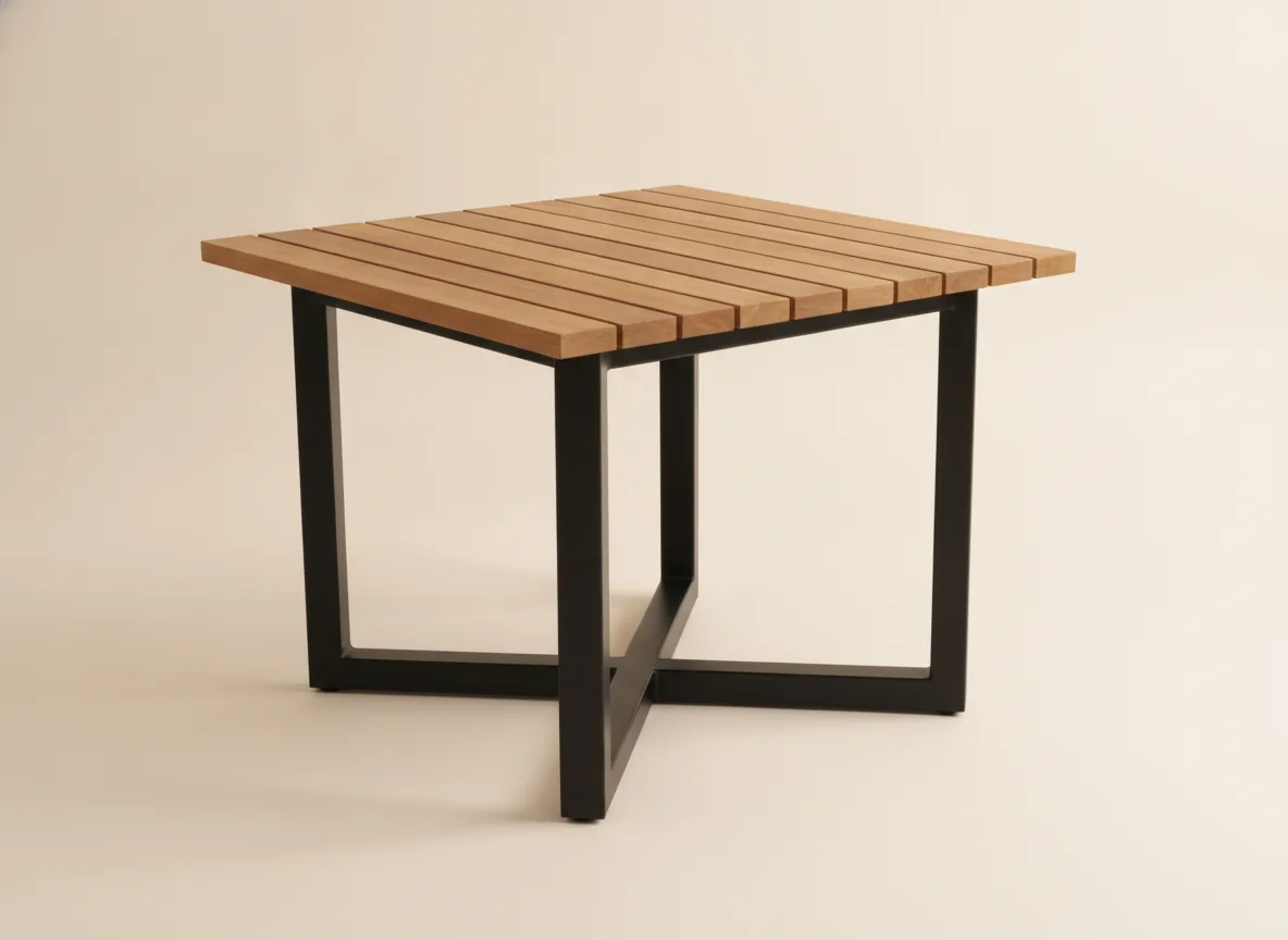 Outdoor Cafe Set with 4 Chairs